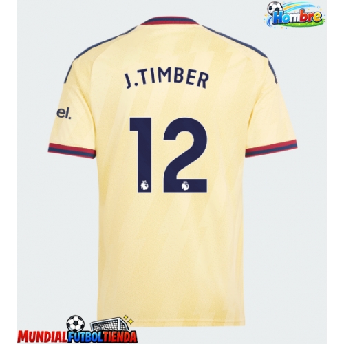 Camiseta Arsenal Jurrien Timber #12 Tercera Equipación Replica 2026-27 mangas cortas